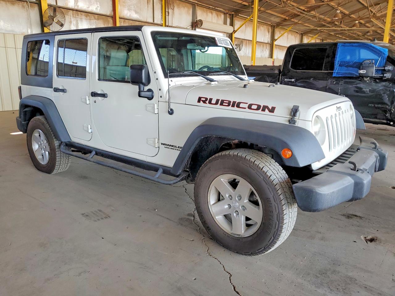 2010 Jeep Wrangler Unlimited Rubicon White vin: 1J4BA6H13AL101856