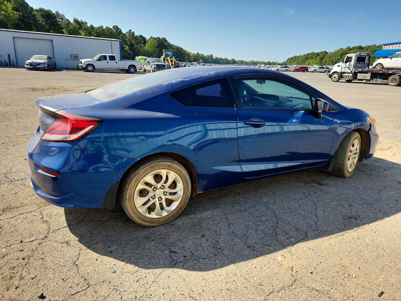 2014 Honda Civic Lx Blue vin: 2HGFG3B56EH516061
