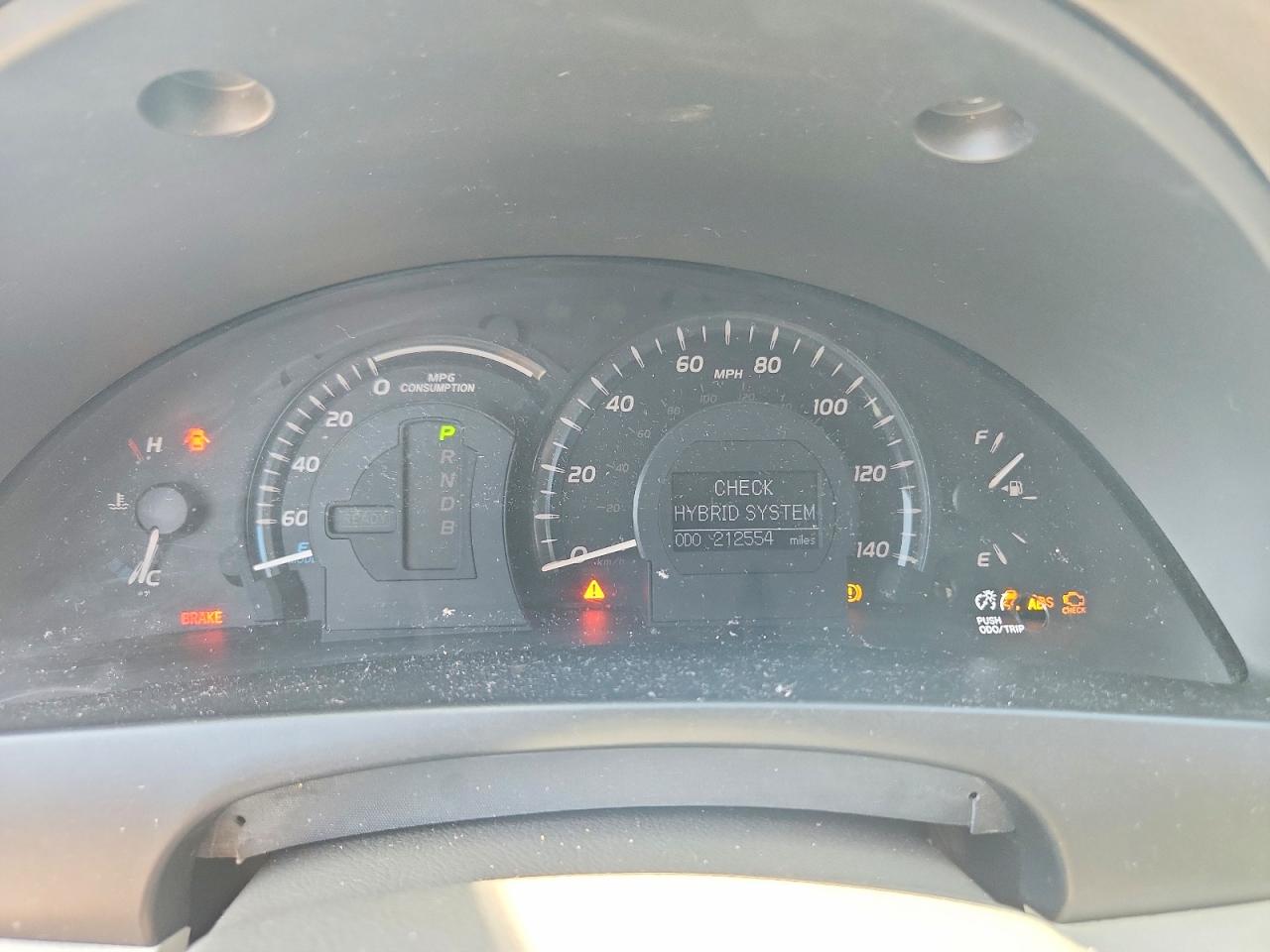 2007 Toyota Camry Hybrid Beige vin: 4T1BB46K27U001250