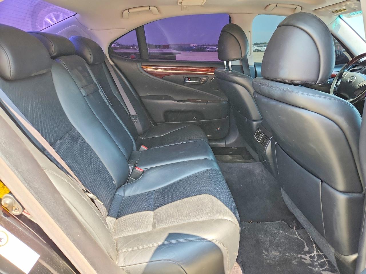 2008 Lexus Ls 460 Black vin: JTHBL46F285074309