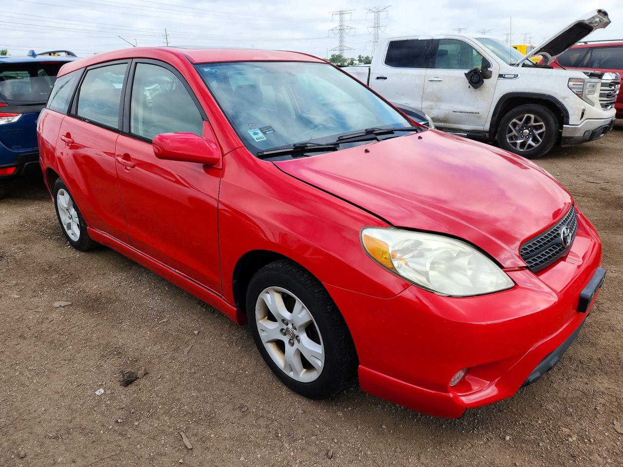 2005 Toyota Corolla Matrix Xr Красный vin: 2T1KR32E35C488592