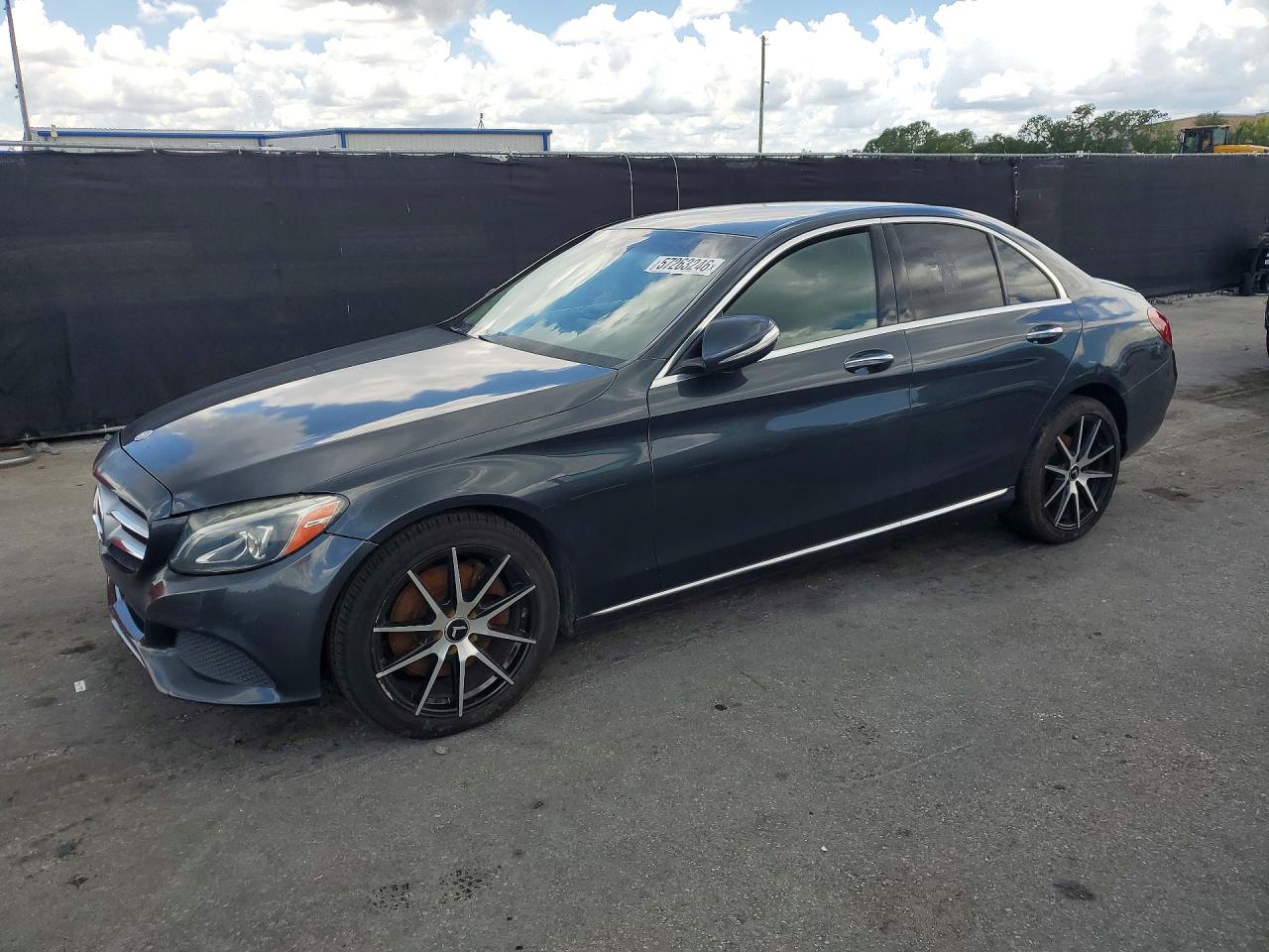 2015 Mercedes-benz C 300 Серый vin: 55SWF4JB5FU053477