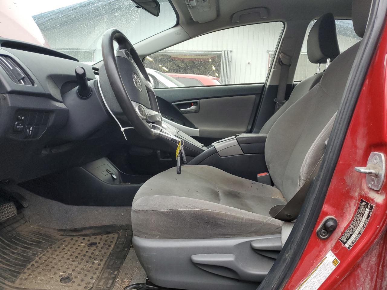 2014 Toyota Prius Red vin: JTDKN3DU4E1746526