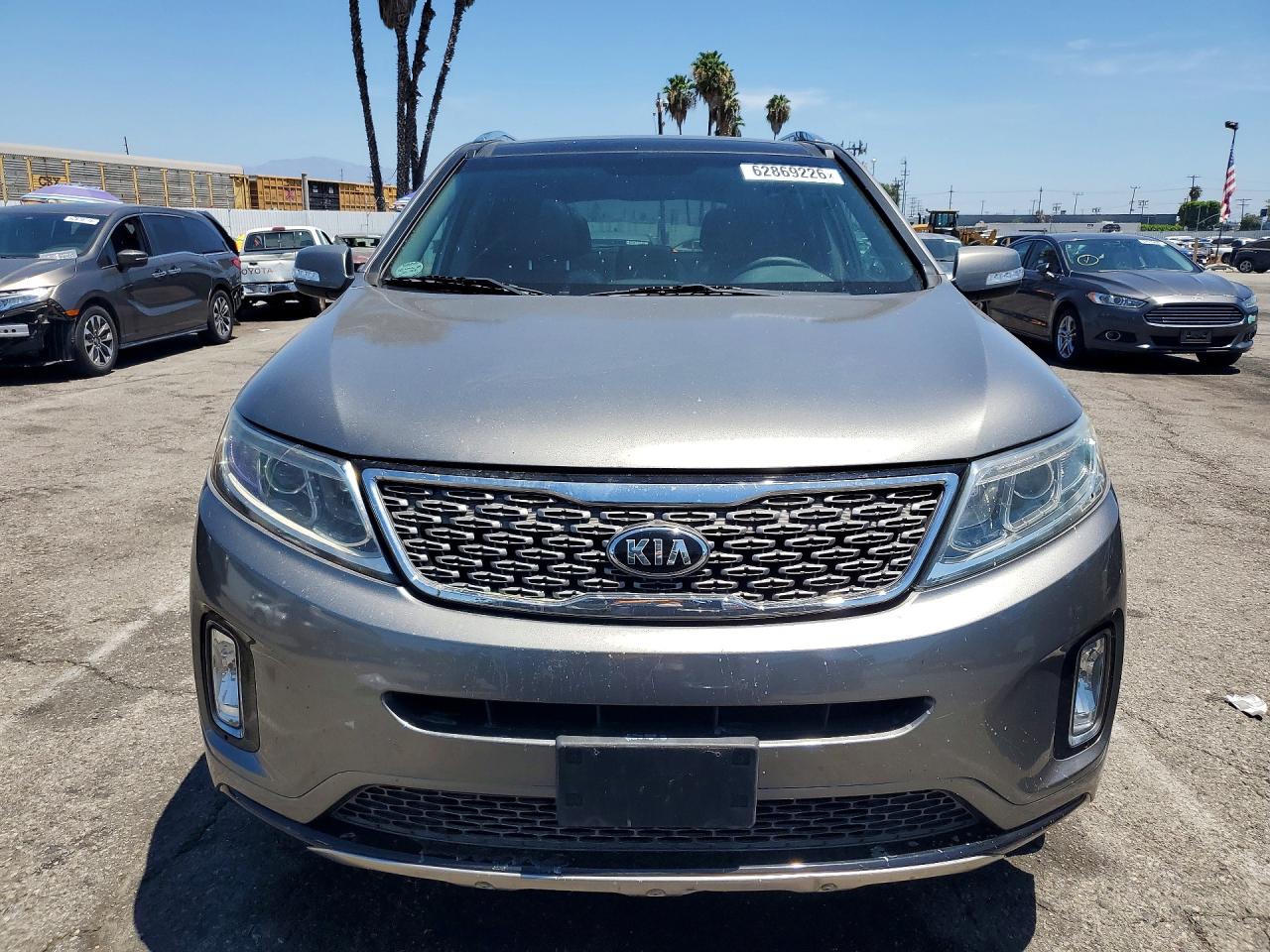 2015 Kia Sorento Sx Gray vin: 5XYKW4A77FG654054