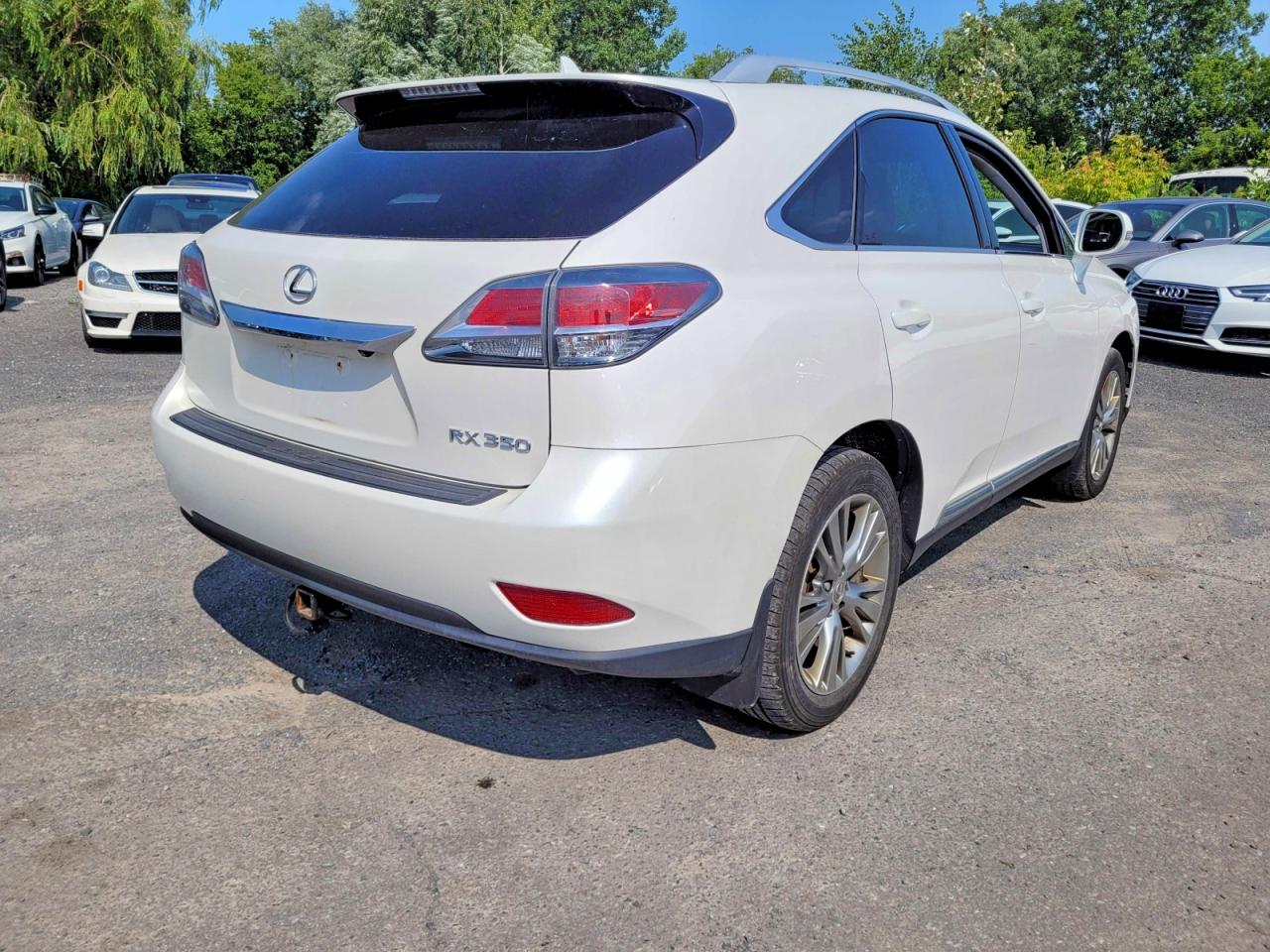 2013 Lexus Rx 350 Base White vin: 2T2BK1BA4DC156628
