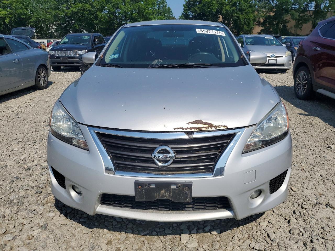 2013 Nissan Sentra S Gray vin: 3N1AB7AP7DL692174