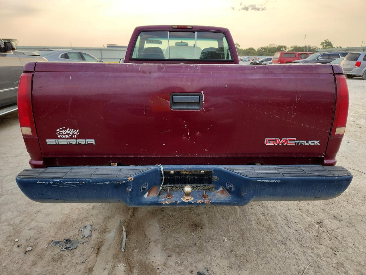 1995 Gmc Sierra C1500 Maroon vin: 1GTEC14Z1SZ501943