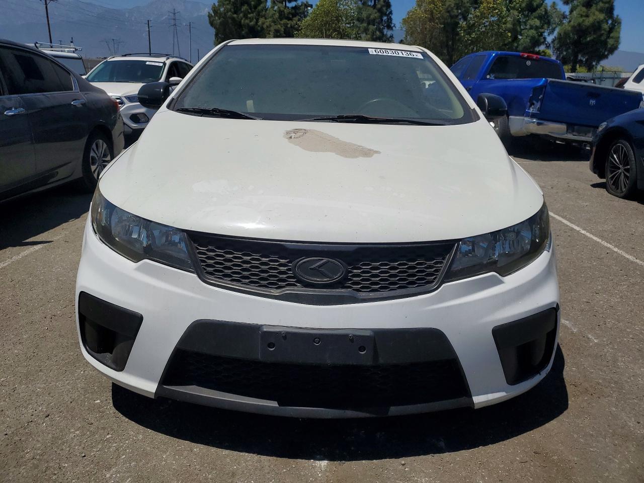 2012 Kia Forte Ex White vin: KNAFU6A2XC5569945