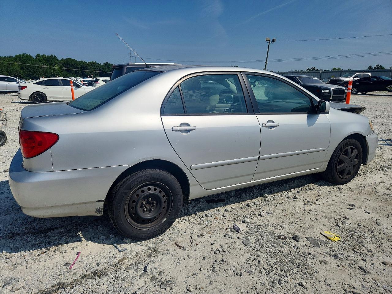 2006 Toyota Corolla Le Silver vin: JTDBR32E760091768