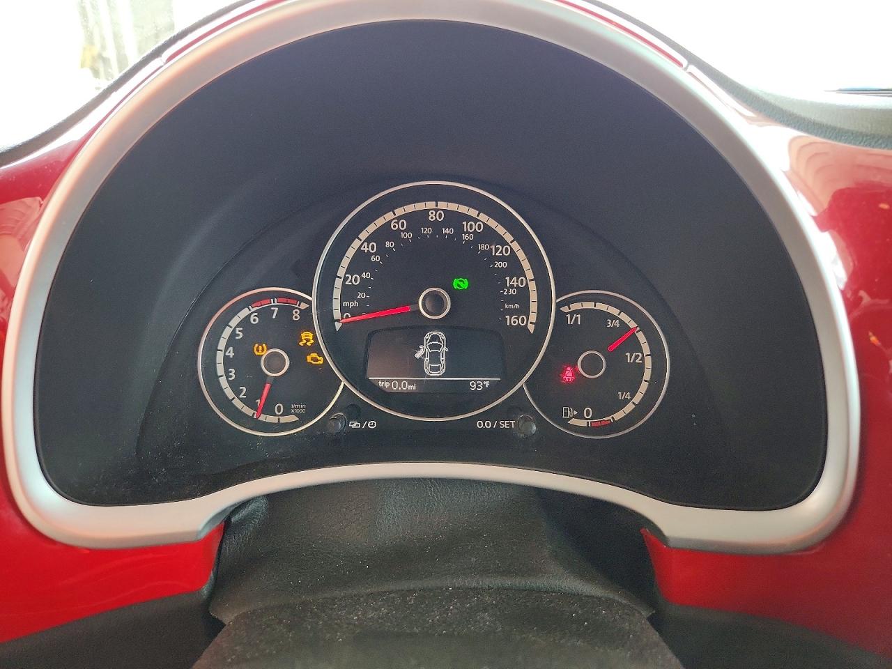 2014 Volkswagen Beetle Red vin: 3VWJX7ATXEM606912