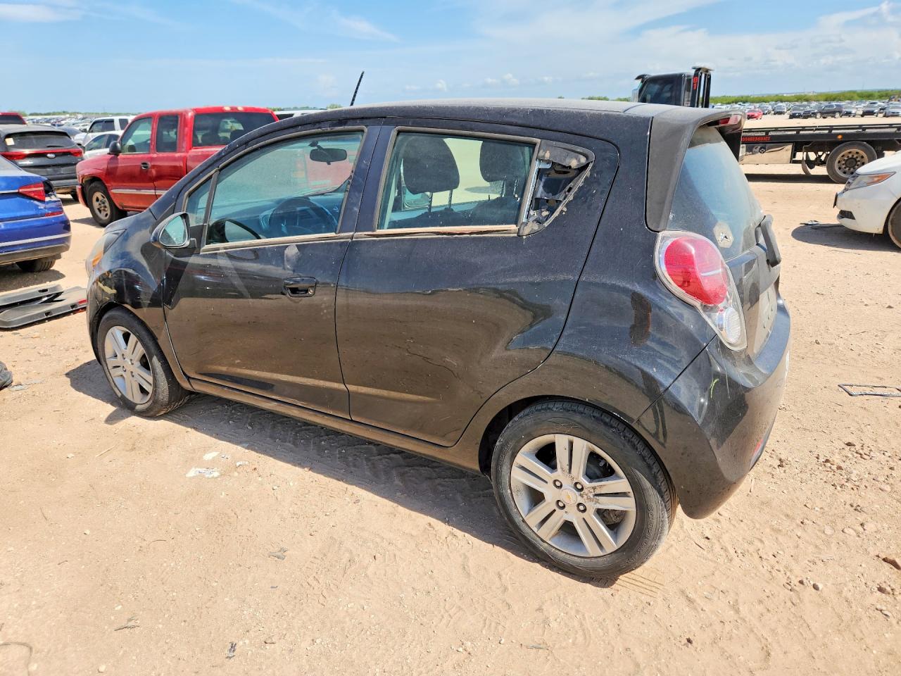 2015 Chevrolet Spark Ls Black vin: KL8CB6S99FC730785