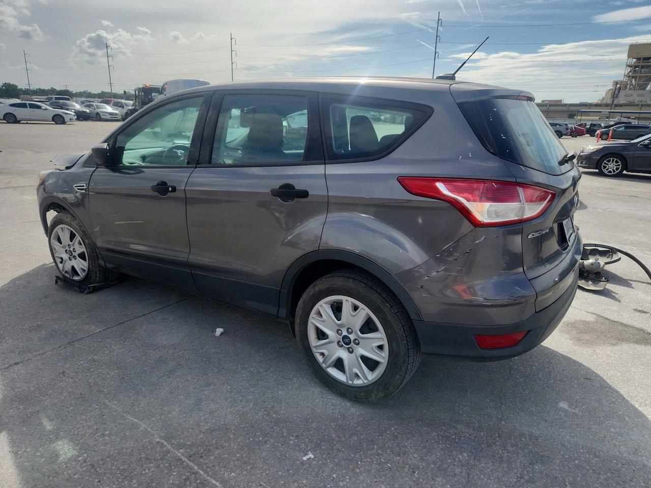 2014 Ford Escape S Gray vin: 1FMCU0F72EUD22205