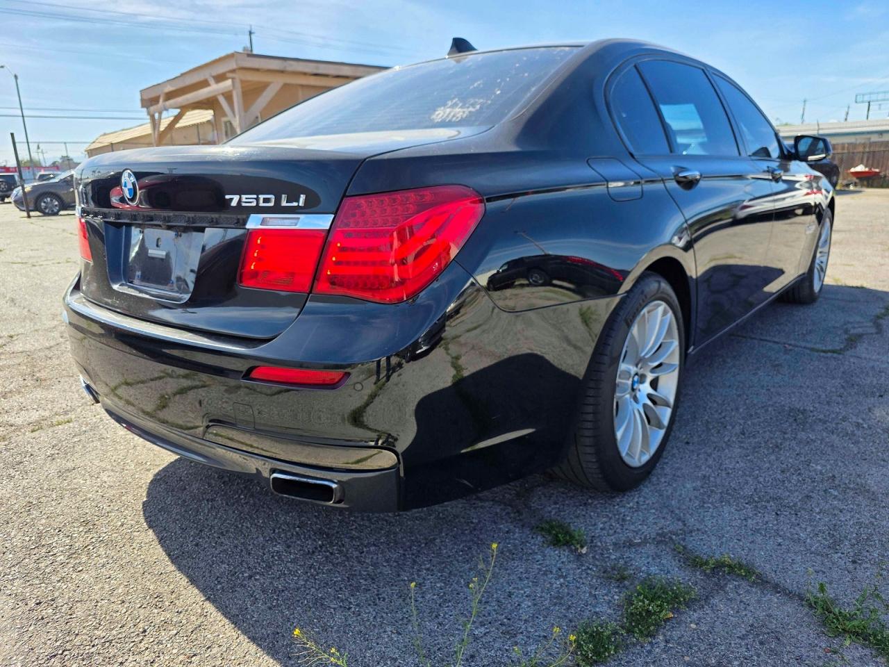 2011 Bmw 750 Li Black vin: WBAKC8C53BC431842