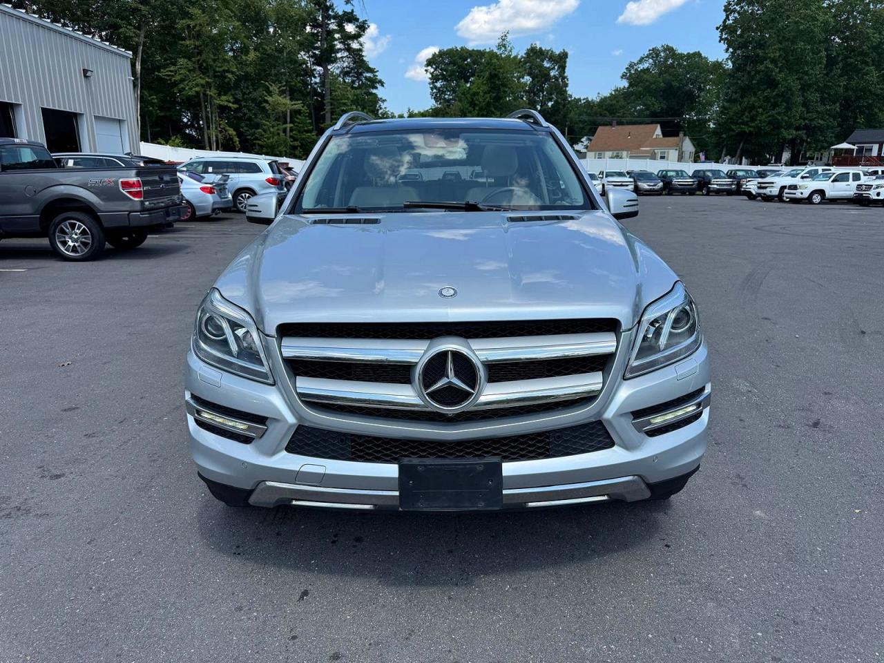 2014 Mercedes-benz Gl 450 4matic Silver vin: 4JGDF7CE4EA419014