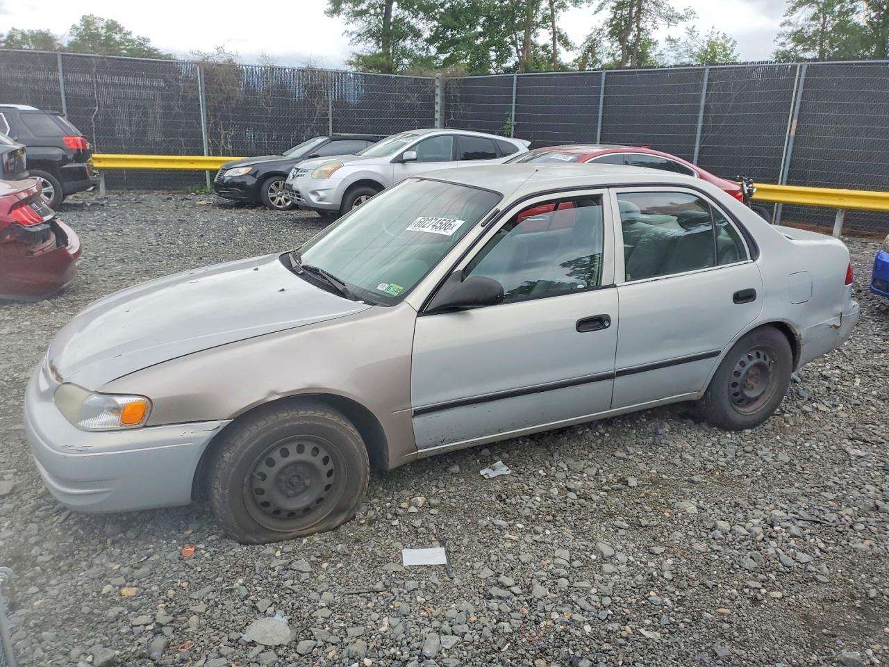 2000 Toyota Corolla Ve Silver vin: 1NXBR12E3YZ383820