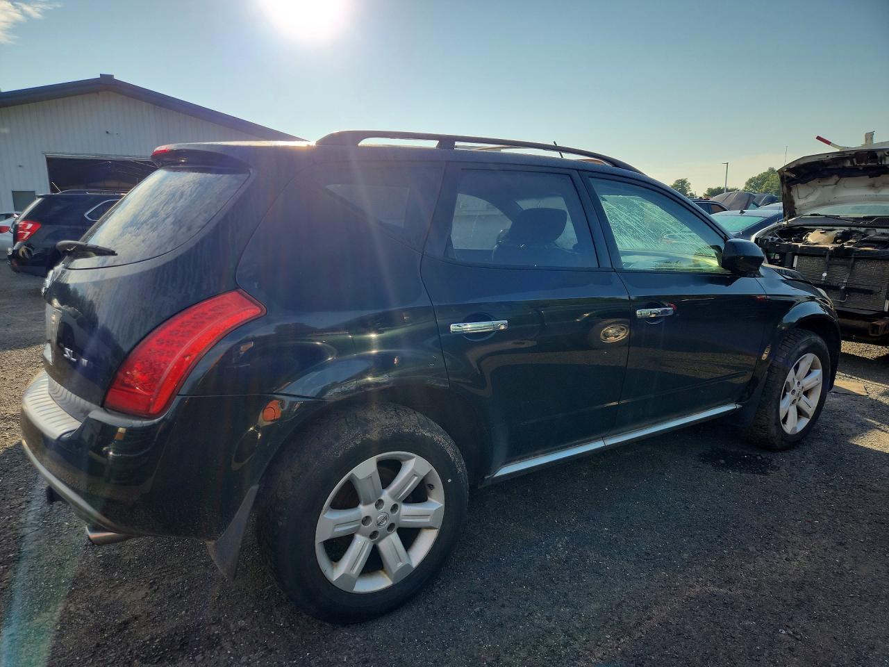 2006 Nissan Murano S Black vin: JN8AZ08W06W528506