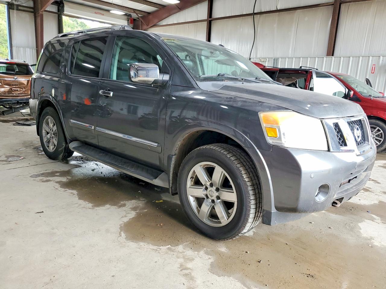 2012 Nissan Armada Sv Charcoal vin: 5N1AA0NC9CN608459