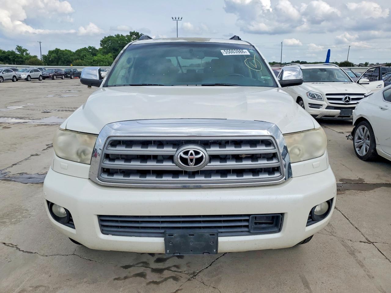 2013 Toyota Sequoia Platinum White vin: 5TDYY5G1XDS049622
