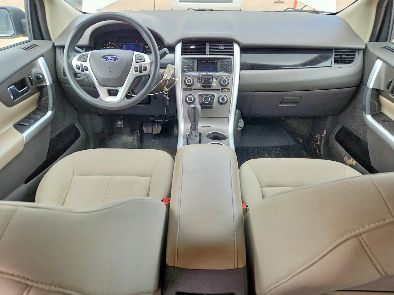 2013 Ford Edge Se White vin: 2FMDK3GC0DBA95432