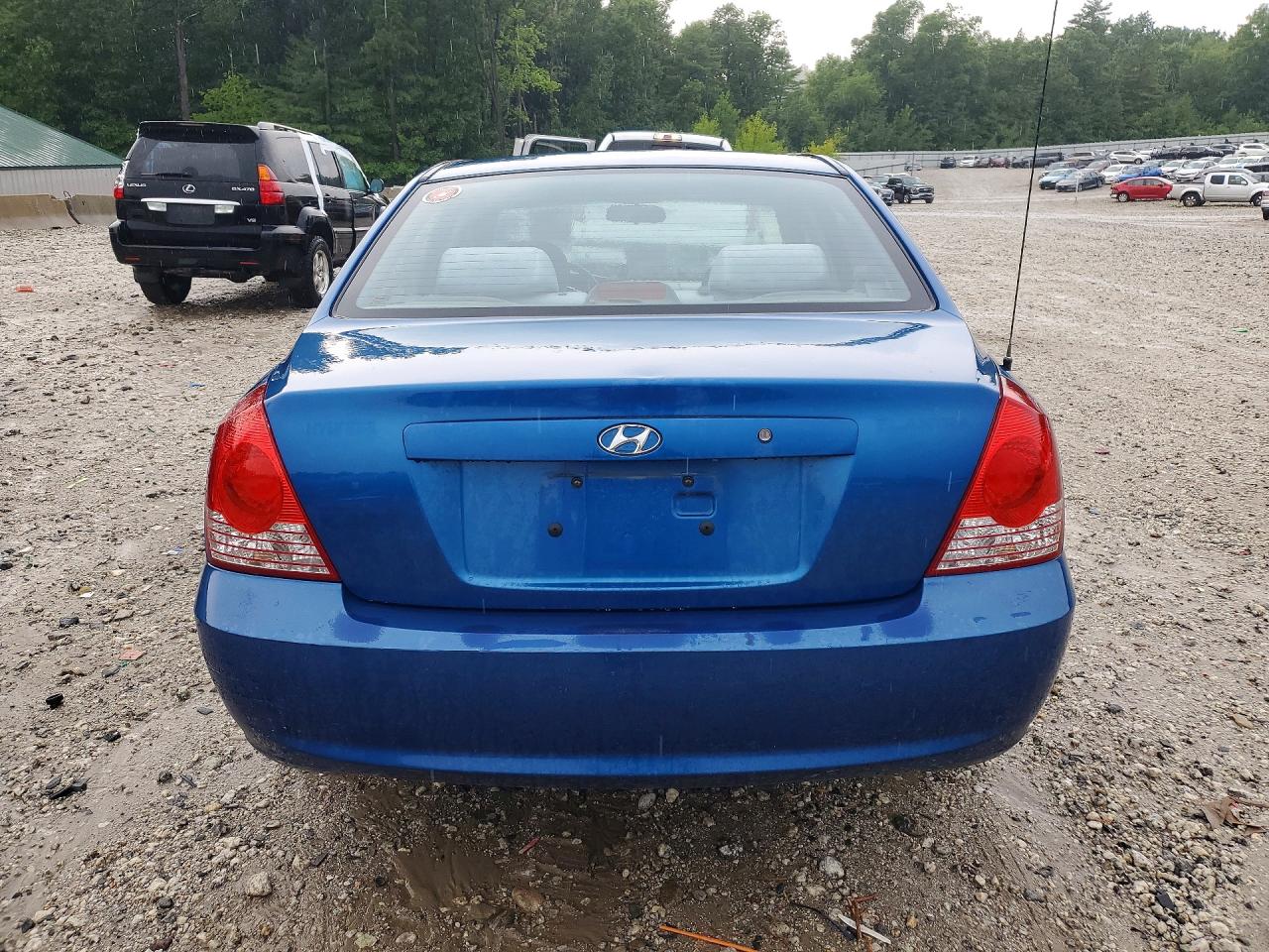 2006 Hyundai Elantra Gls Blue vin: KMHDN46D16U267066