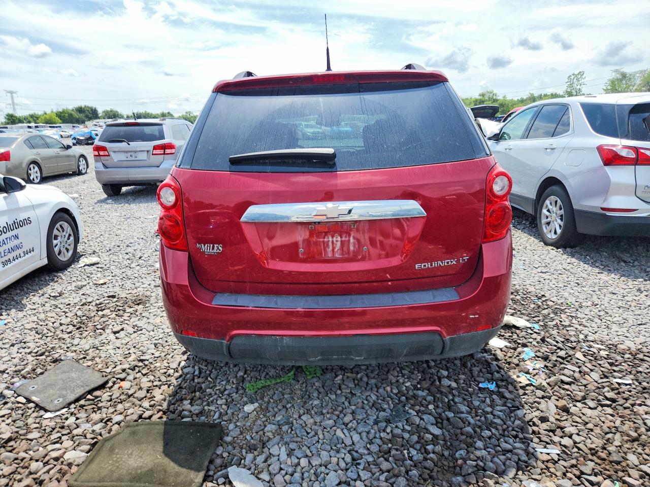 2012 Chevrolet Equinox Lt Red vin: 2GNALDEK8C1296348