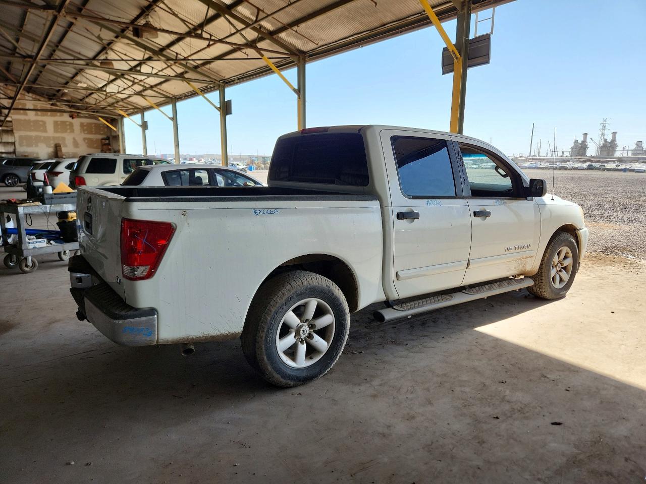 2013 Nissan Titan S White vin: 1N6AA0EK6DN307223