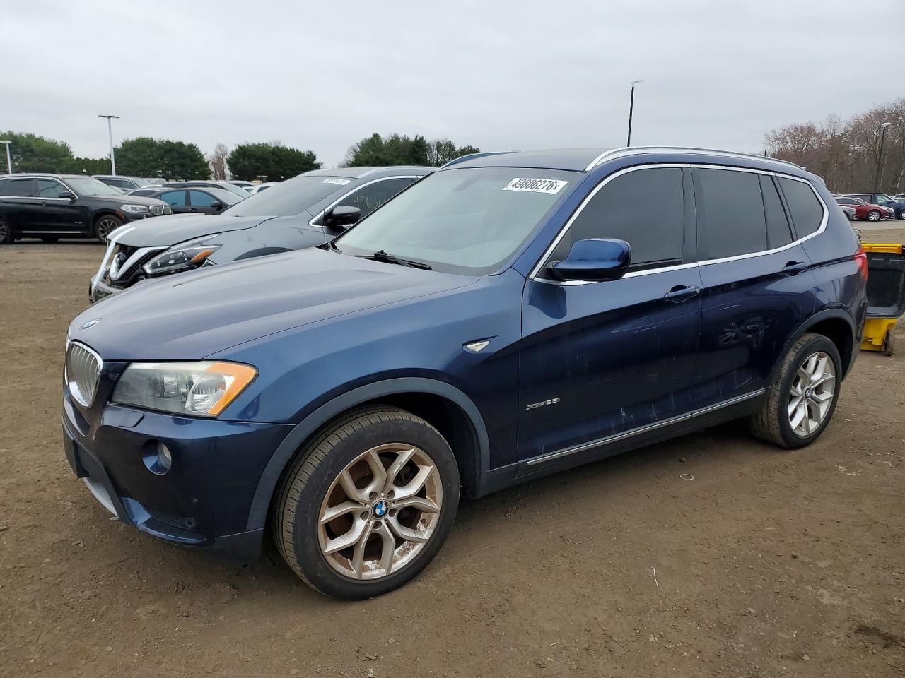 2014 Bmw X3 Xdrive35i Blue vin: 5UXWX7C54E0E75245