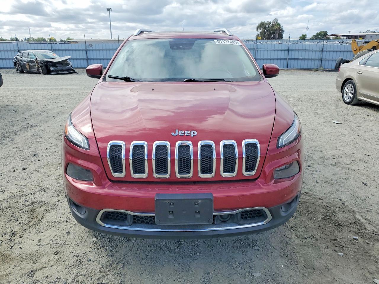 2015 Jeep Cherokee Limited Red vin: 1C4PJMDS1FW682777