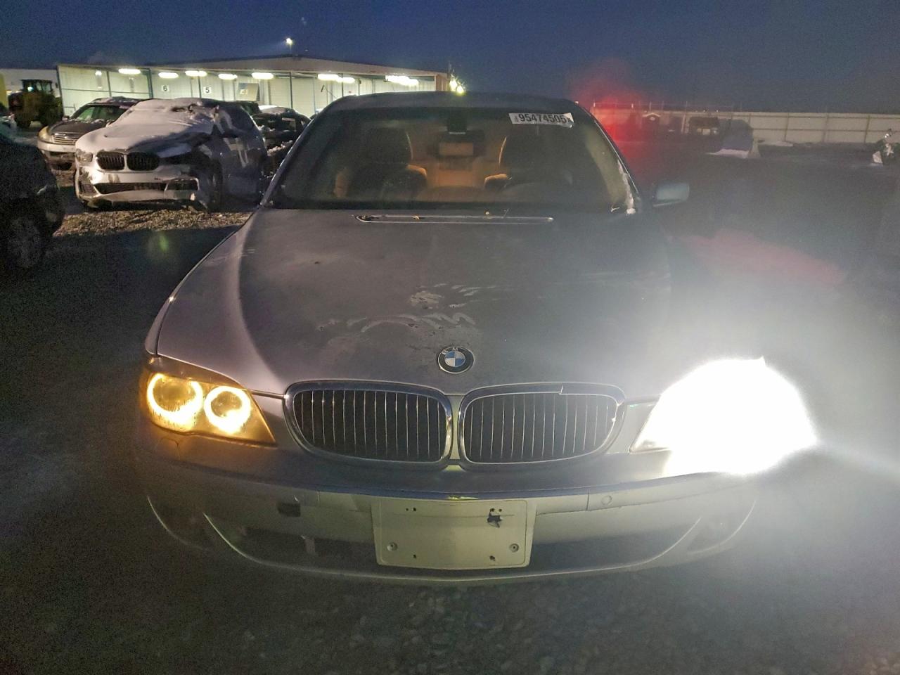 2006 Bmw 750 I Silver vin: WBAHL83536DT05152