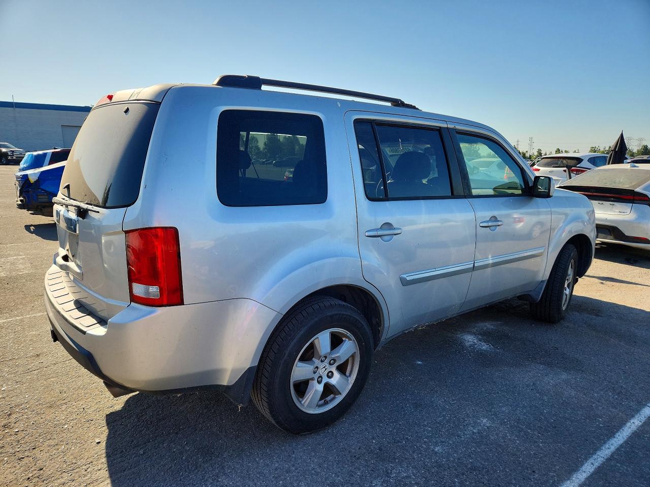 2009 Honda Pilot Exl Silver vin: 5FNYF38589B014116