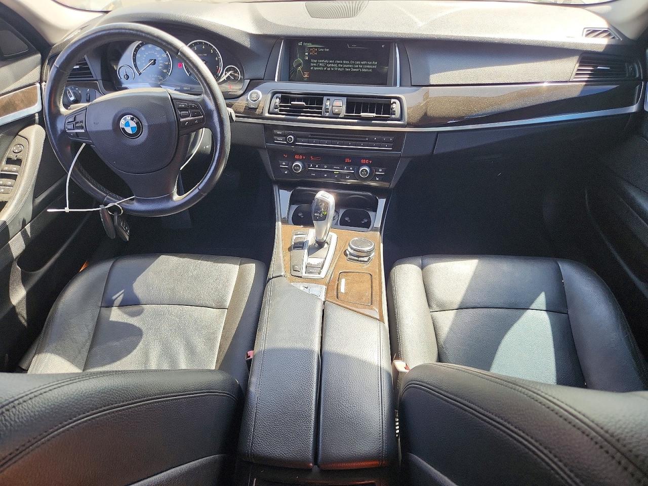 2014 Bmw 535 I White vin: WBA5B1C59ED477312