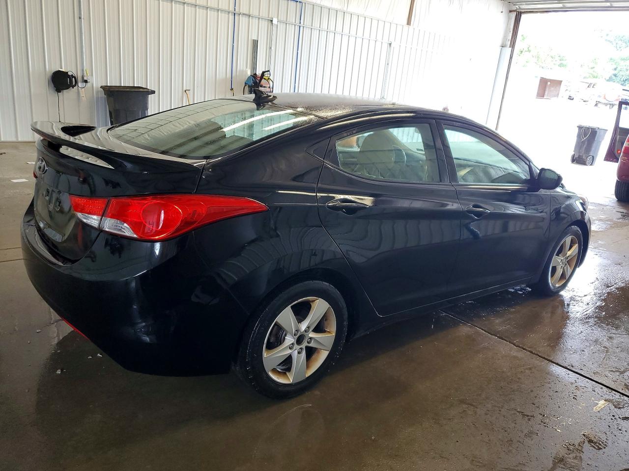 2013 Hyundai Elantra Gls Black vin: 5NPDH4AE6DH348406