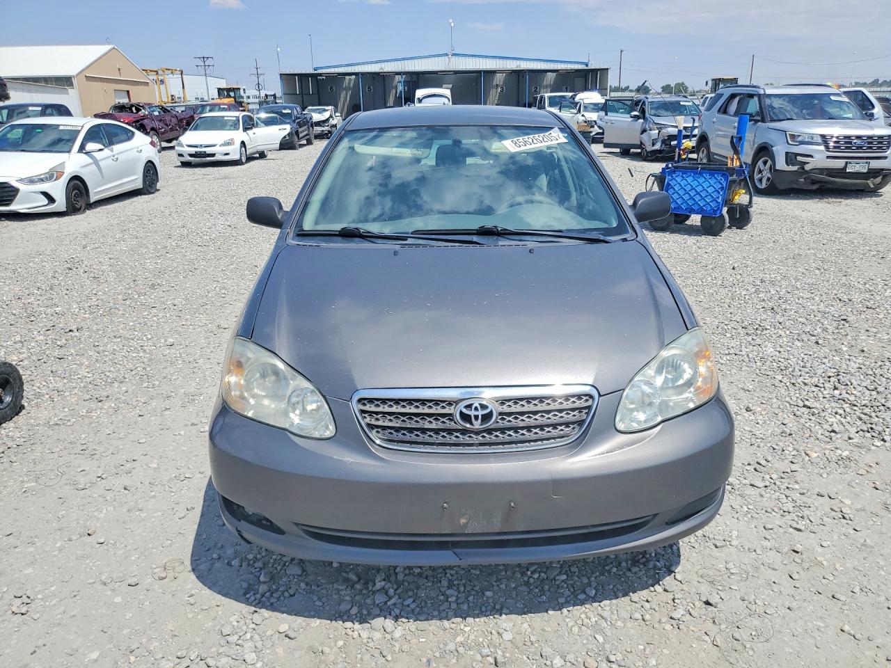 2005 Toyota Corolla Ce Gray vin: 2T1BR32E85C424628