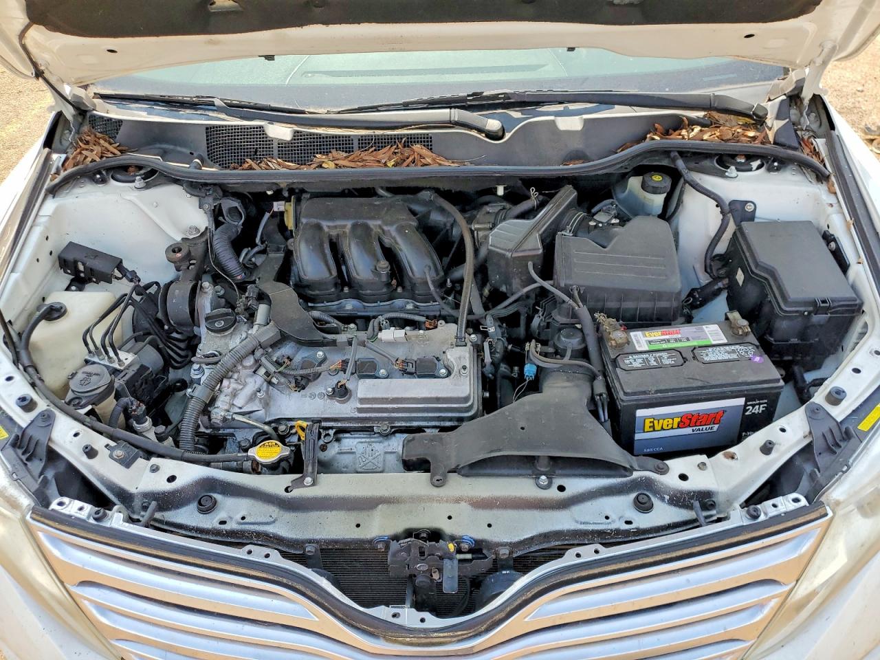 2009 Toyota Venza Fwd V6 White vin: 4T3ZK11A19U007837