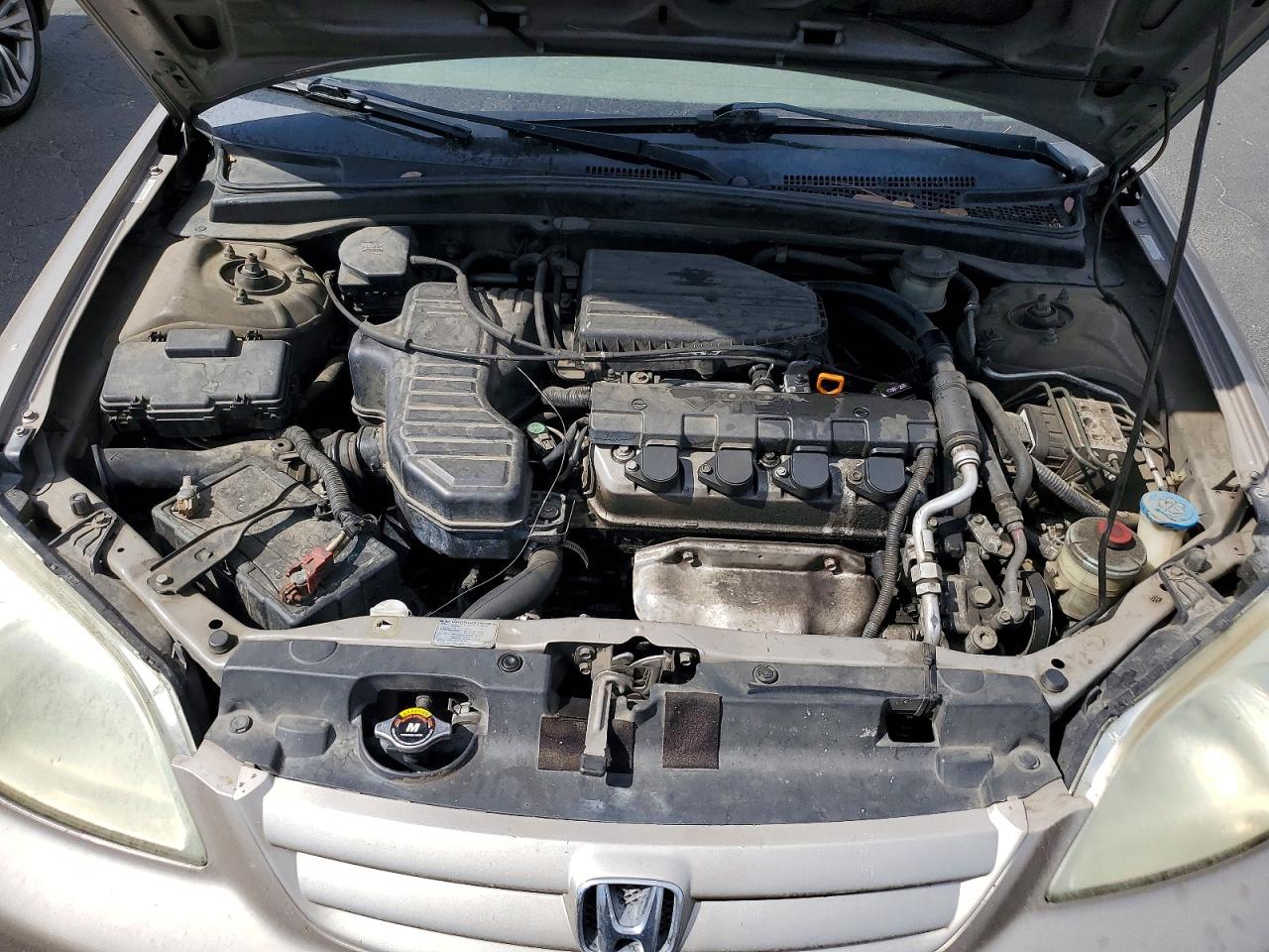 2002 Honda Civic Ex Tan vin: 2HGES26882H609510