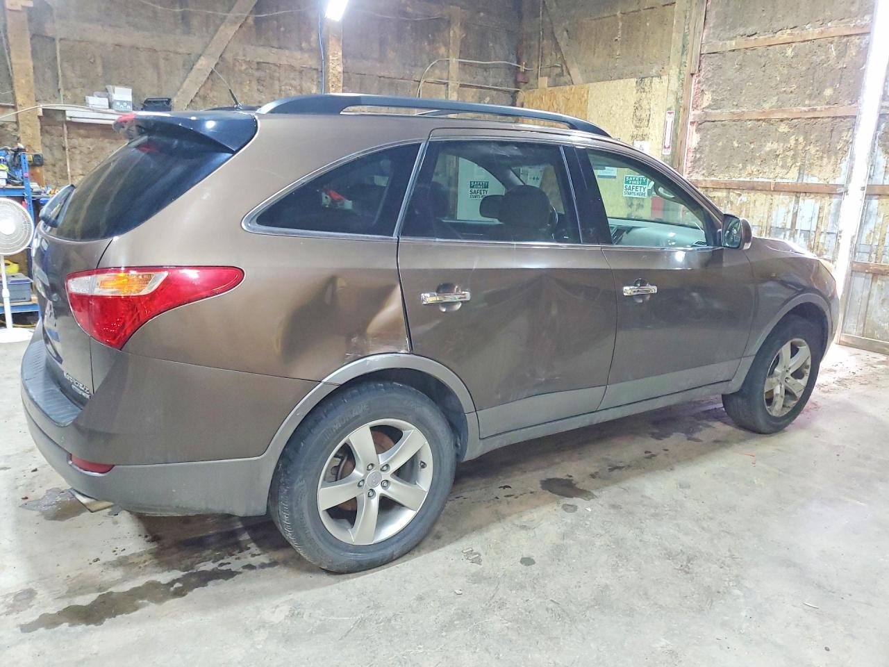 2011 Hyundai Veracruz Limited Brown vin: KM8NUDCC9BU148727