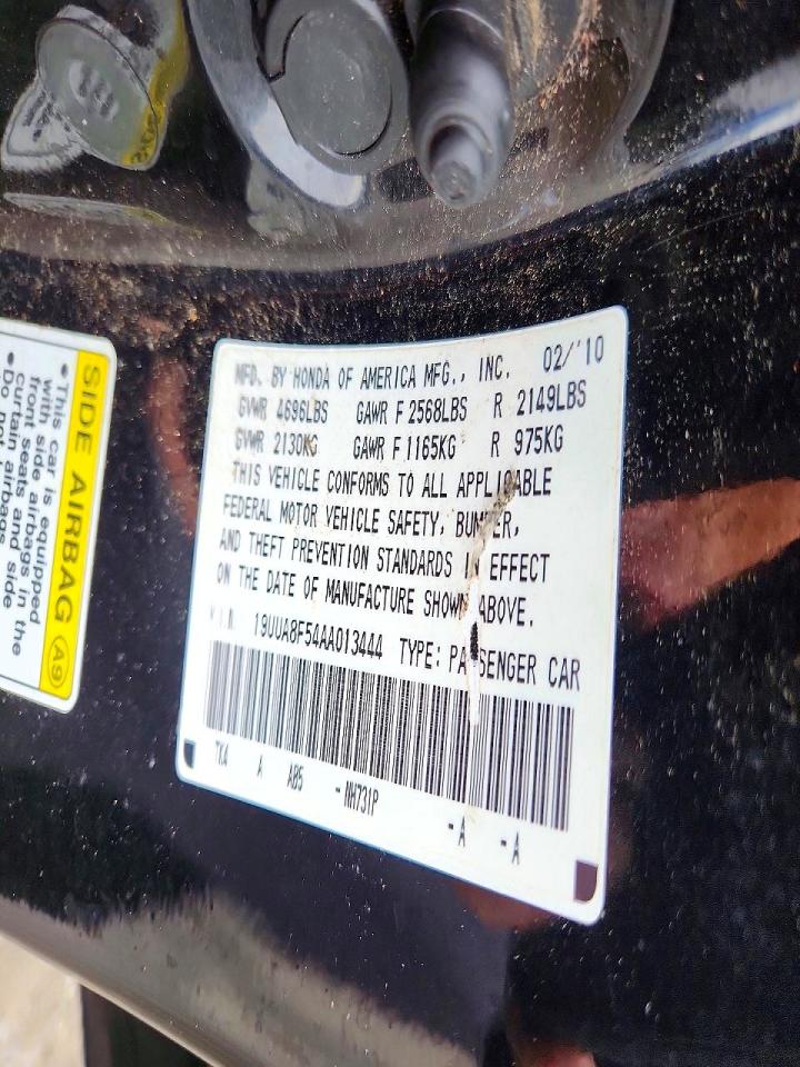 2010 Acura Tl Black vin: 19UUA8F54AA013444