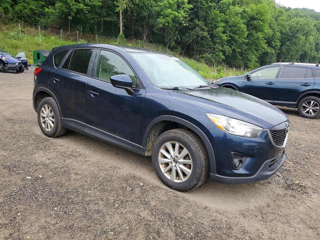 2015 Mazda Cx-5 Touring Blue vin: JM3KE4CY8F0448585