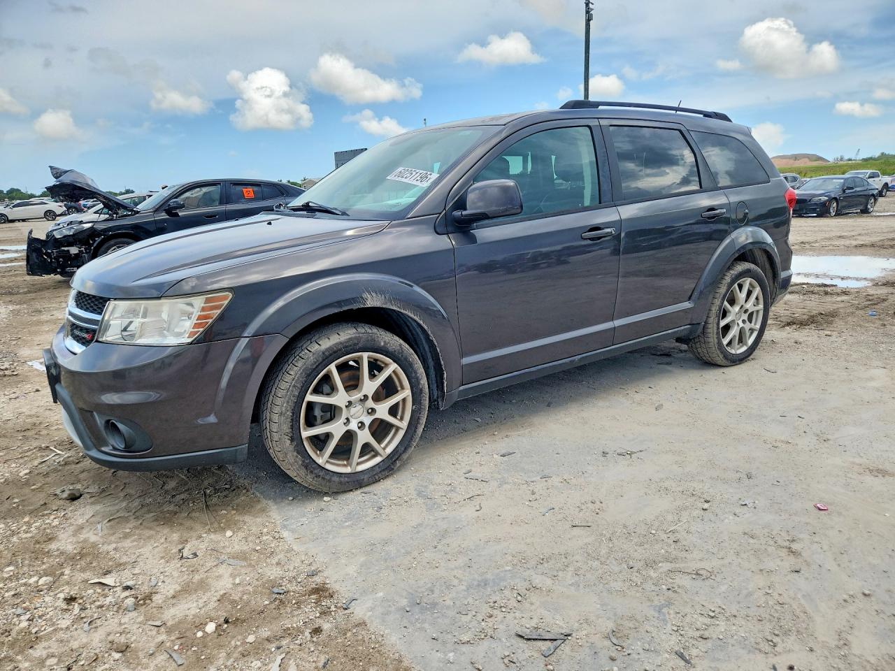 2015 Dodge Journey Sxt Gray vin: 3C4PDCBG6FT723314