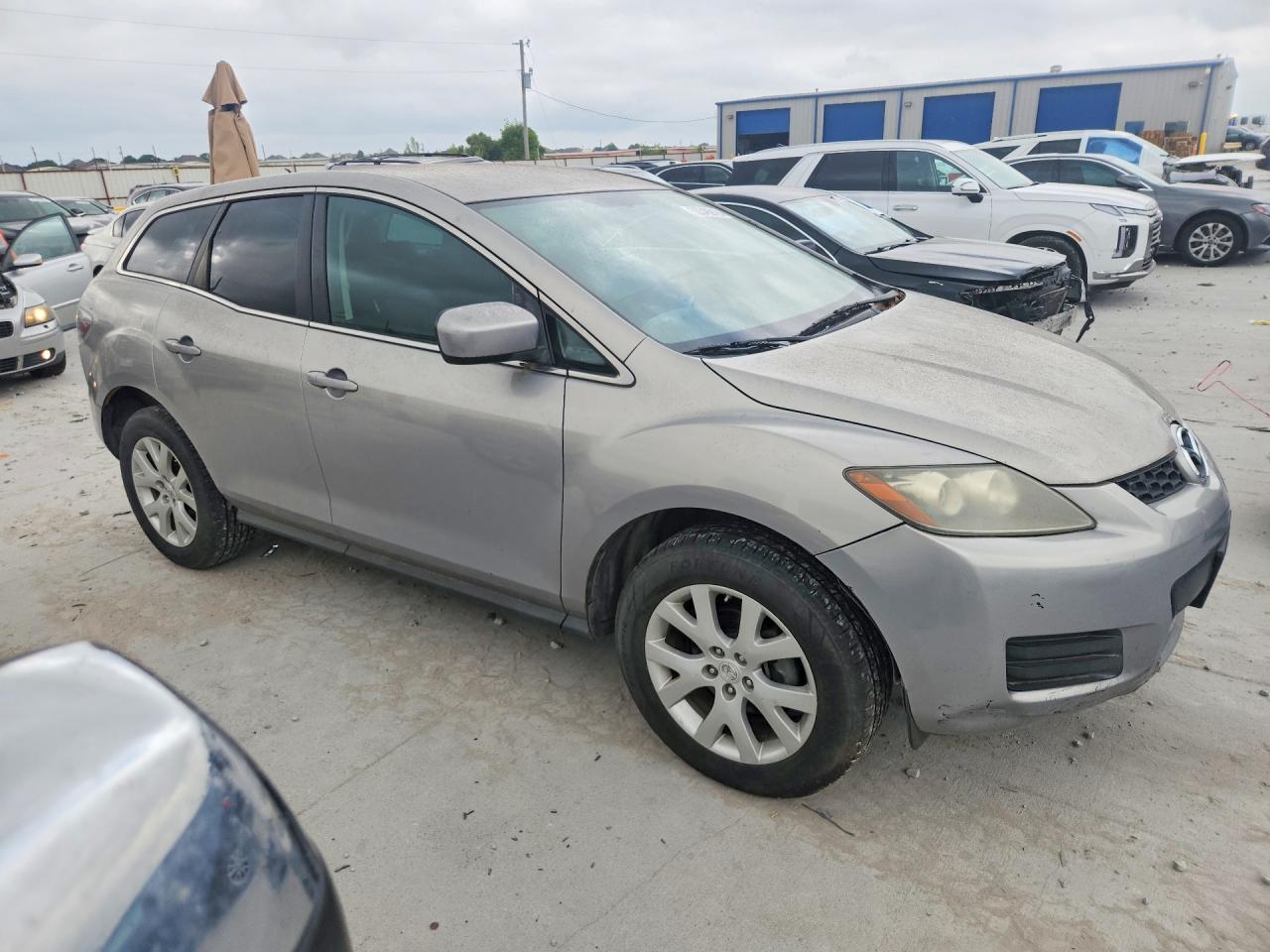 2008 Mazda Cx-7 Silver vin: JM3ER29L480204890