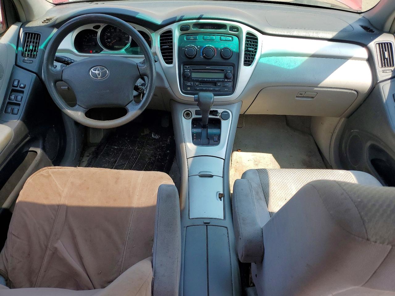 2007 Toyota Highlander Sport Red vin: JTEHP21A370201320