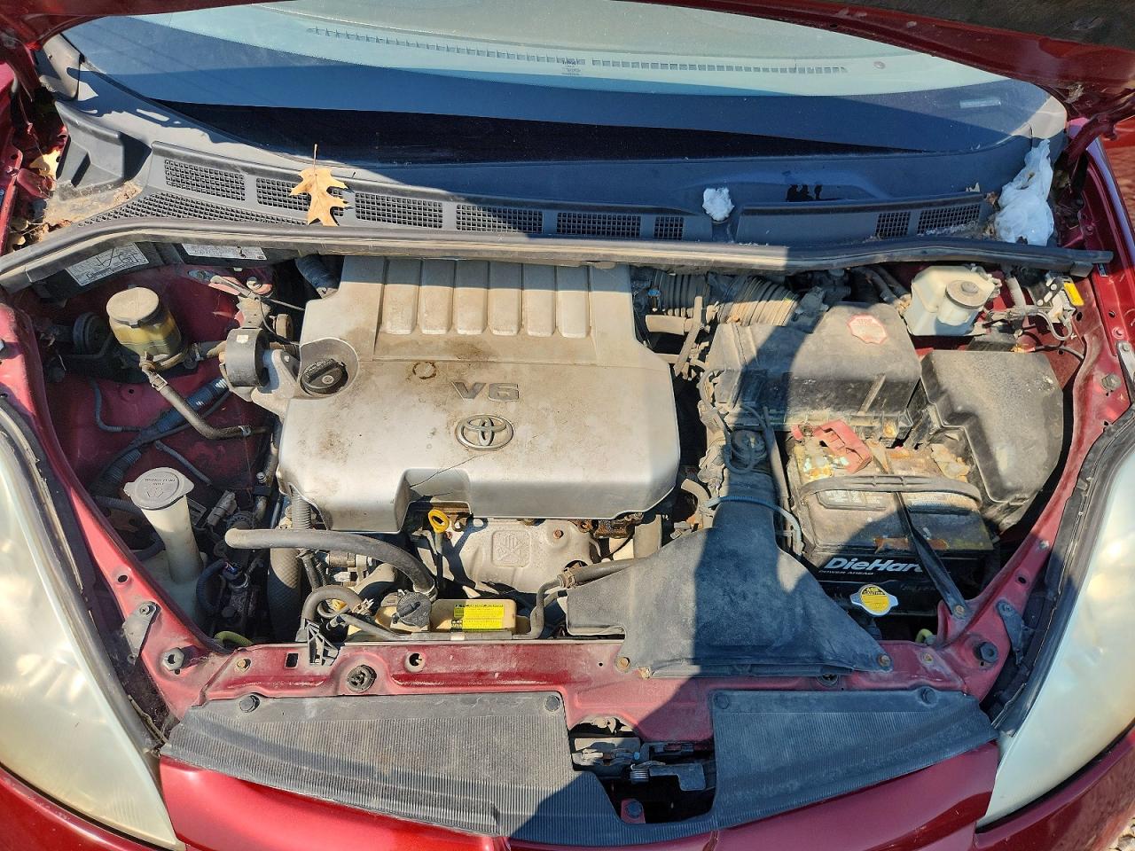 2008 Toyota Sienna Xle Темно-бордовый vin: 5TDZK22C48S169273