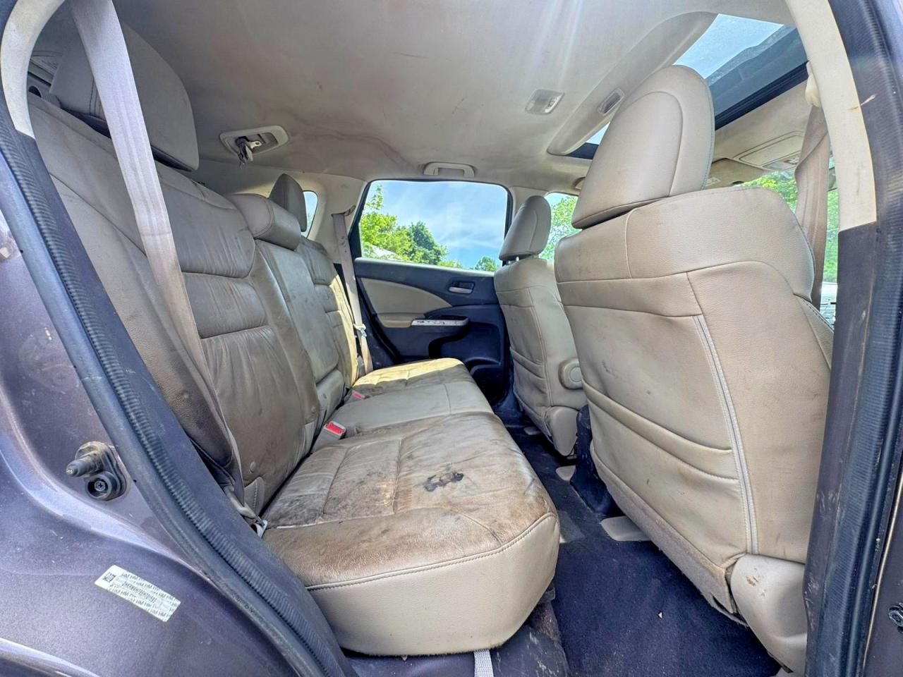 2014 Honda Cr-v Exl Charcoal vin: 2HKRM4H78EH701593