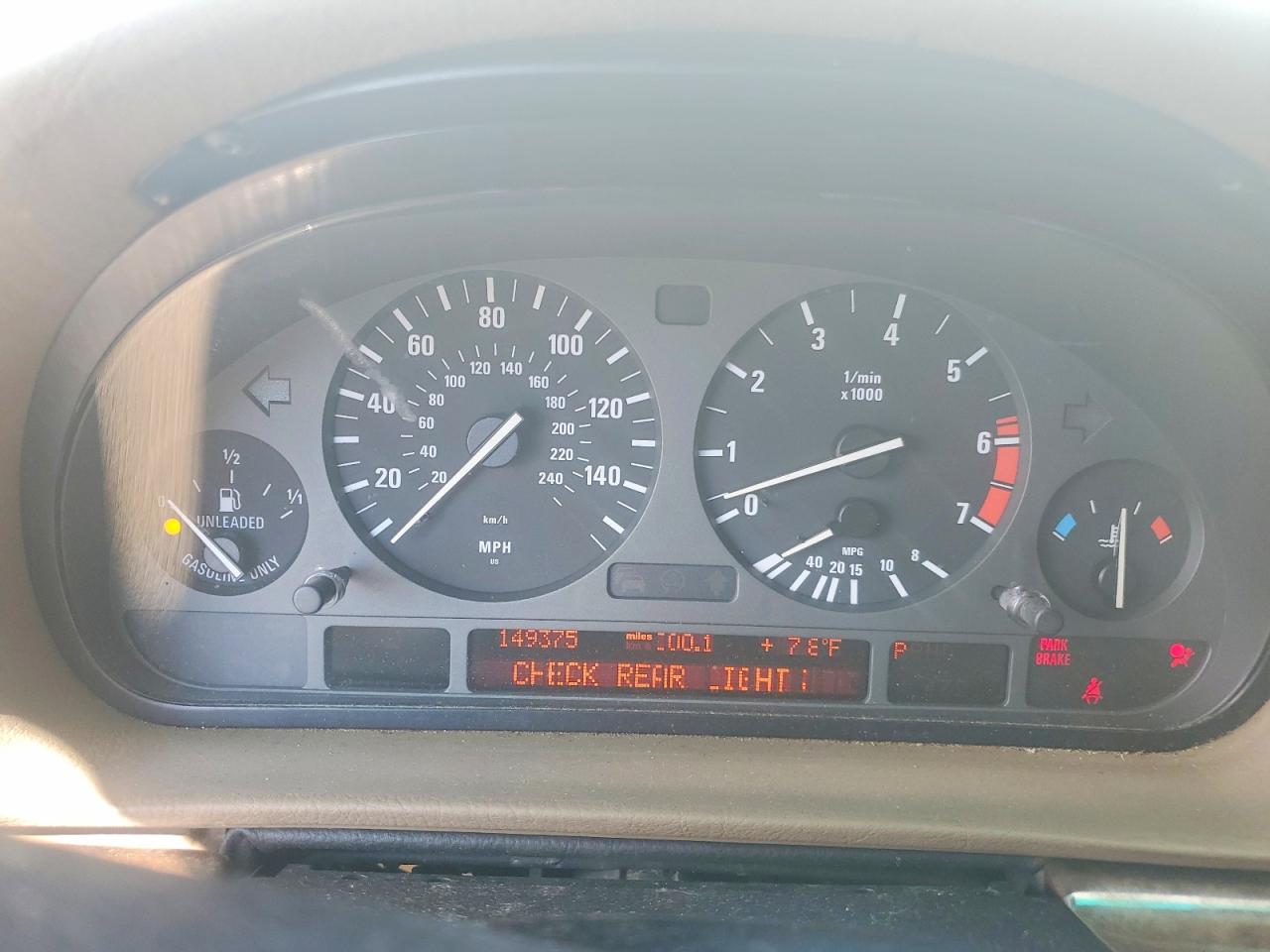 1999 Bmw 740 Il Белый vin: WBAGH8335XDP03041