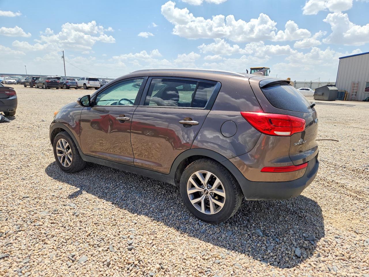 2015 Kia Sportage Lx Brown vin: KNDPB3ACXF7719713