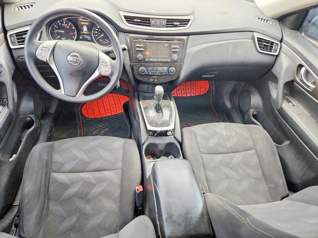 2014 Nissan Rogue S Gray vin: 5N1AT2MTXEC777413