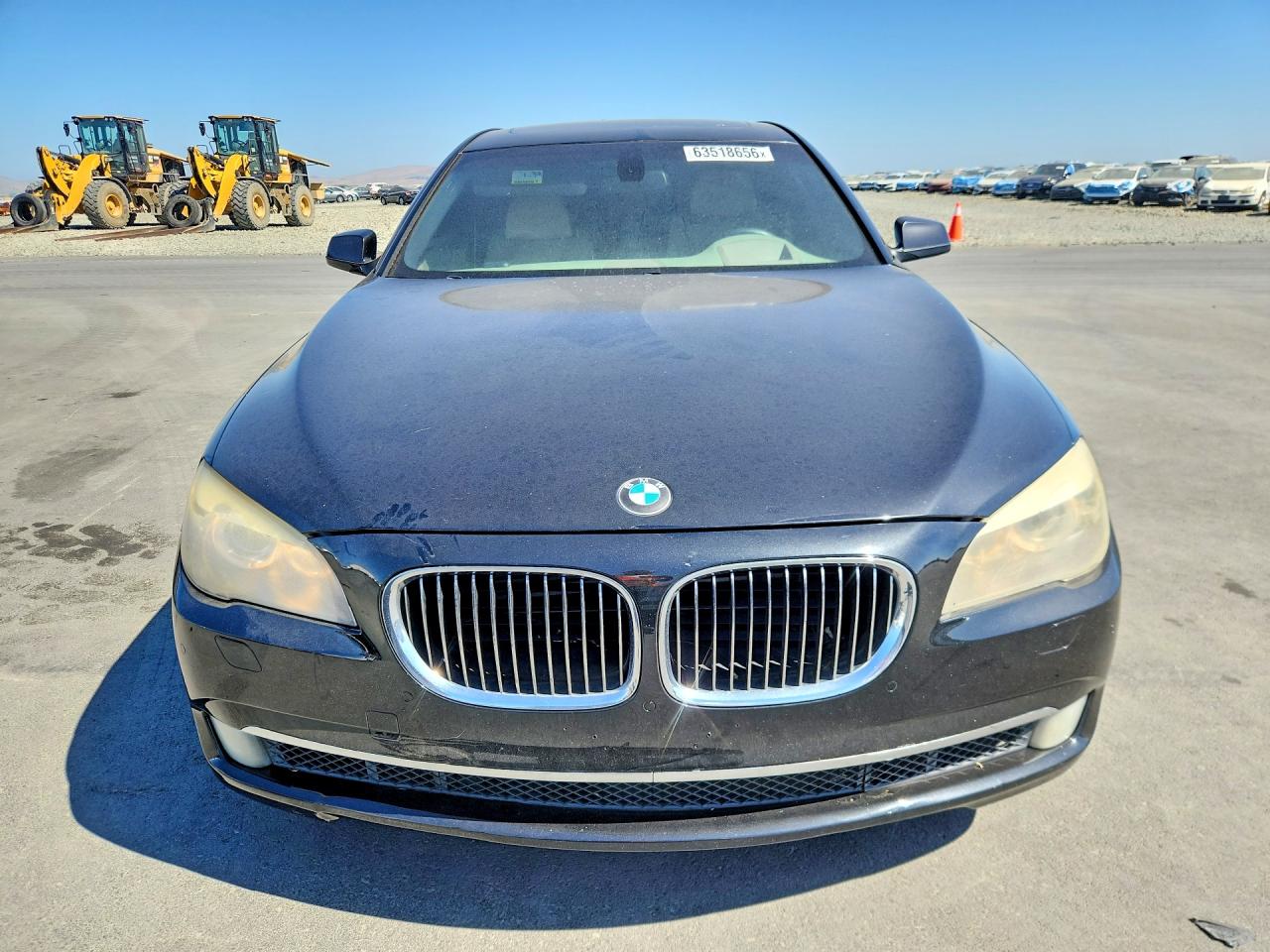2011 Bmw 750 Li Черный vin: WBAKB8C55BCY65473