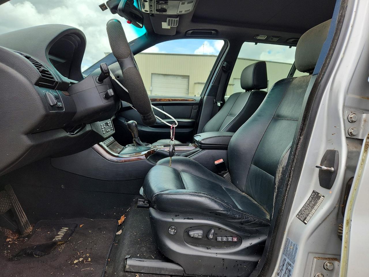 2005 Bmw X5 4.4i Silver vin: 5UXFB53505LV11186