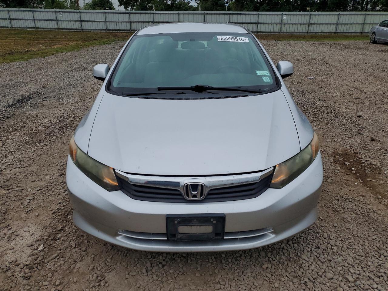 2012 Honda Civic Lx Silver vin: 19XFB2F59CE307035