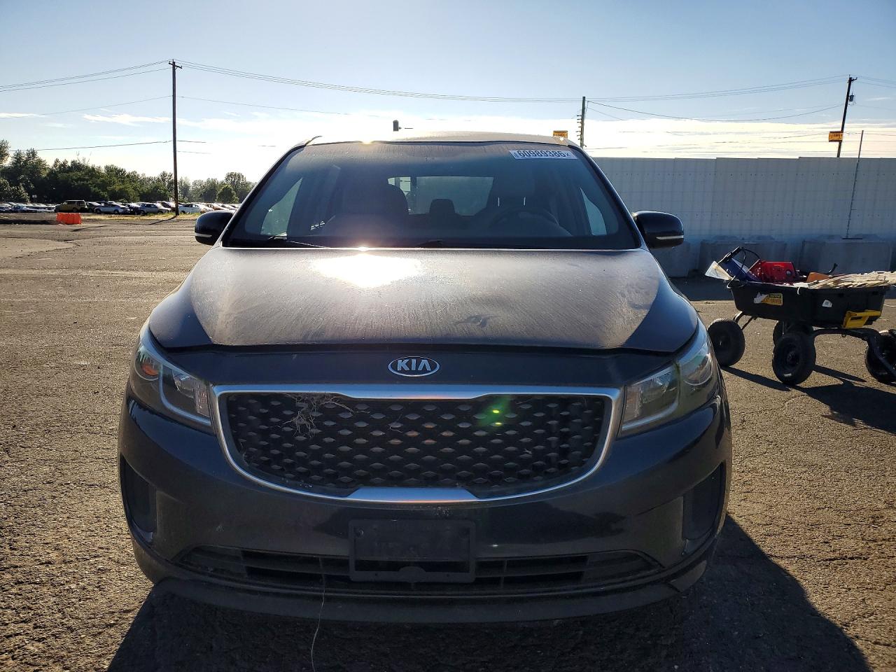 2015 Kia Sedona Lx Blue vin: KNDMB5C17F6050400